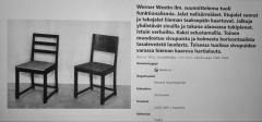 Werner West Werner West Pyramid Chair 5525 Collector Item Keravan Puusep ntehdas 1940s - 3944046