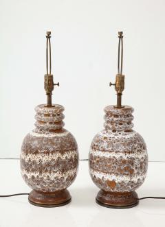 West German Textured Glazed Lamps - 3083743