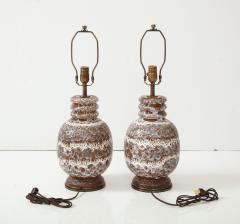 West German Textured Glazed Lamps - 3083744