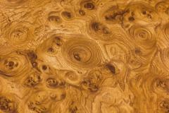 West Michigan Furniture Company American Mid Century Burl Laminate Campaign Desk - 4633777