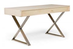 West Michigan Furniture Company American Mid Century White Lacquered Campaign De - 4633844