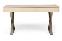 West Michigan Furniture Company American Mid Century White Lacquered Campaign De - 4633845