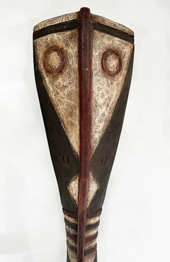 Western African Guinea or Senegal Baga Serpent Sculptures on Custom Iron Stands - 3579213