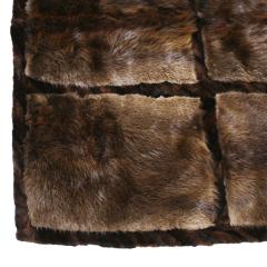 Western European Natural Otther Fur Rectangular Rug France 1970s - 1907800