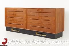 Westnofa Mid Century Teak 6 Drawer Lowboy Dresser - 2361521