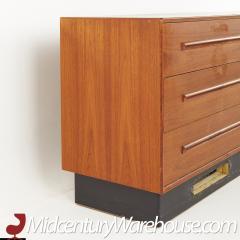 Westnofa Mid Century Teak 6 Drawer Lowboy Dresser - 2361522