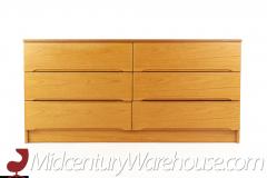 Westnofa Style Mid Century Teak 6 Drawer Lowboy Dresser - 2358682