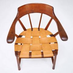 Wharton Esherick Rare Pair of Walnut Captain Chair by Wharton Esherick - 271508