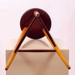 Wharton Esherick Walnut and Maple Studio Stool or Pedestal - 1958468