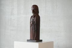 Whimsical Knight Bottle Holder Cabinet in Solid Wood 1960s - 4468359