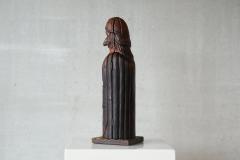 Whimsical Knight Bottle Holder Cabinet in Solid Wood 1960s - 4468483