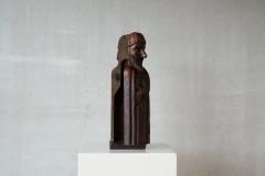 Whimsical Knight Bottle Holder Cabinet in Solid Wood 1960s - 4468486