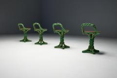 Whimsical Vine Twist Stools France Late 20th Century - 4271594