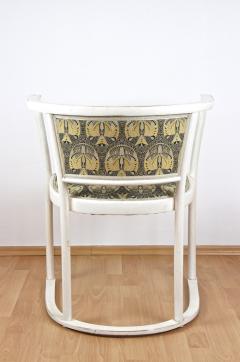 White Art Nouveau Armchair by Marcel Kammerer Early 20th Century AT ca 1908 - 3383093