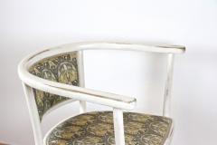 White Art Nouveau Armchair by Marcel Kammerer Early 20th Century AT ca 1908 - 3383095