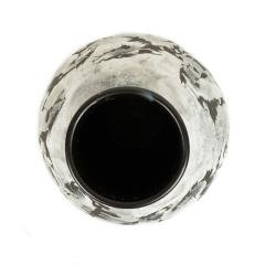White Ceramic Horse Design Vase - 4665466
