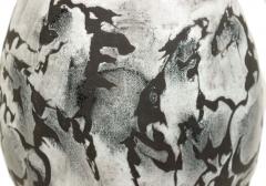 White Ceramic Horse Design Vase - 4665467