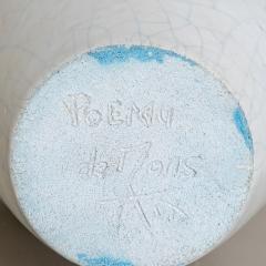 White Ceramic Vase by Poemu France - 4422828