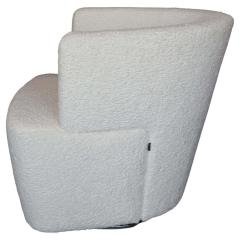 White Cotton Swivel Modern Chair by Coalesse - 2502714