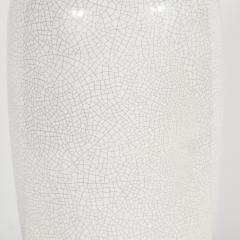 White Crackle Lamp with Long Neck - 216716