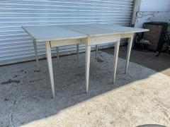 White Drop Leaf Table - 4215300