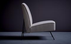White Easy or Lounge Chair by Mario Franchioni for Frama Italy 1950s - 3231413