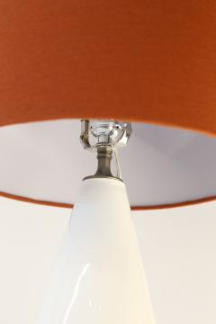 White Glass Table Lamp - 1457264
