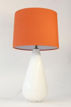 White Glass Table Lamp - 1457279