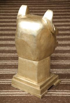 White Gold Gilded Sculpture - 1192645