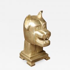 White Gold Gilded Sculpture - 1195123