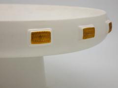 White Gold Toggle Footed Serving Bowl or Platter Handley Drive Portugal 2016 - 4813433