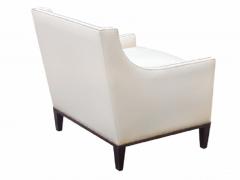 White Leather Club Chair - 1219769