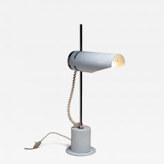 White Metal Directional Table Lamp attributed 1970s - 4503963