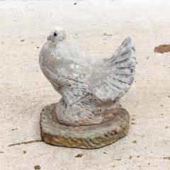 White Painted Dove Garden Ornament Mid 20th Century - 3220026