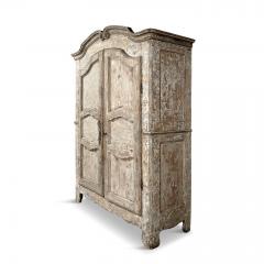 White Painted French Rococo Wardrobe - 3592193