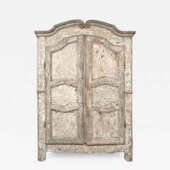 White Painted French Rococo Wardrobe - 3601557