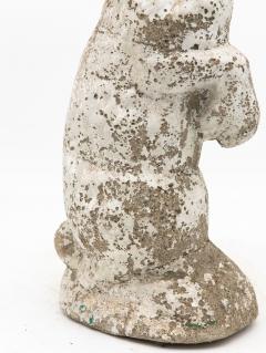 White Painted Stone Bunny Rabbit or Hare Garden Ornament France - 4040025