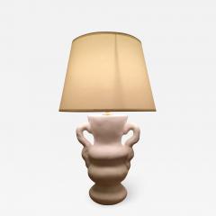 White Polished Plaster Table Lamp by Dorian Caffot de Fawes - 1496179