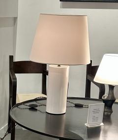 White Porcelain Lamp France c 1970 80 signed AAA - 4318189