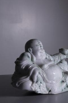 White jade Buddha statuette - 3886781