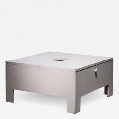 White wooden bar coffee table with inside storage Brianza 1966 - 2388510