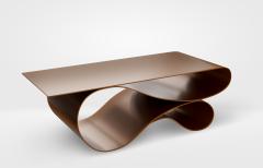 Whorl Coffee Table In Brown Powder Coated Aluminum - 4278767