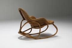 Wicker Rocking Chair Art Nouveau France 1905 - 2196258