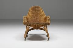 Wicker Rocking Chair Art Nouveau France 1905 - 2196261