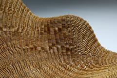 Wicker Rocking Chair Art Nouveau France 1905 - 2196270