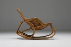 Wicker Rocking Chair Art Nouveau France 1905 - 2196279