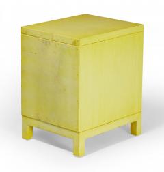 Widdicomb Modern American Mid Century Three Drawer Beige Painted Wooden Nightsta - 4658253