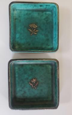 Wilhelm K ge Argenta Stoneware Four Trays by Wilhelm K ge Sweden MCM - 4112528