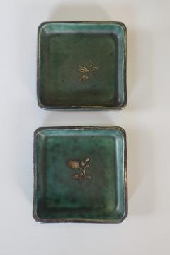 Wilhelm K ge Argenta Stoneware Four Trays by Wilhelm K ge Sweden MCM - 4112530