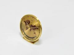 Wilhelm Kienzle Kienzle GMT World Time Zone Brass Table Clock Midcentury Germany 1960s - 4062959